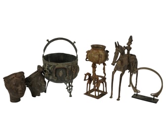 A Group of African Metalware