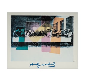 After Andy Warhol, Last Supper Poster