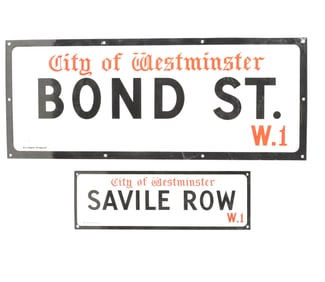 Two London Street Signs