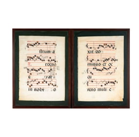 Two Antiphonal Leaves