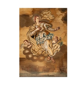 An Antique Embroidery Panel