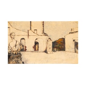 Artist Unknown: Courtyard Scene