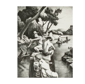 Thomas Hart Benton, 1889-1975, Down The River