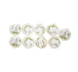 Nine Anna Weatherley Designs Porcelain Salad Plates