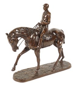 Pierre-Jules Mene, 1810-1879, Horse and Jockey