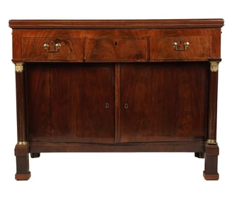 An Empire Mahogany Server