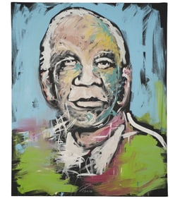 A Modern Painting of Peter Mullin