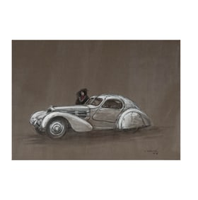 Bugatti Aerolithe Painting