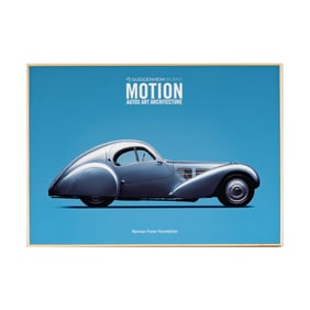 Guggenheim Bilbao Motion Autos Art Architecture Poster