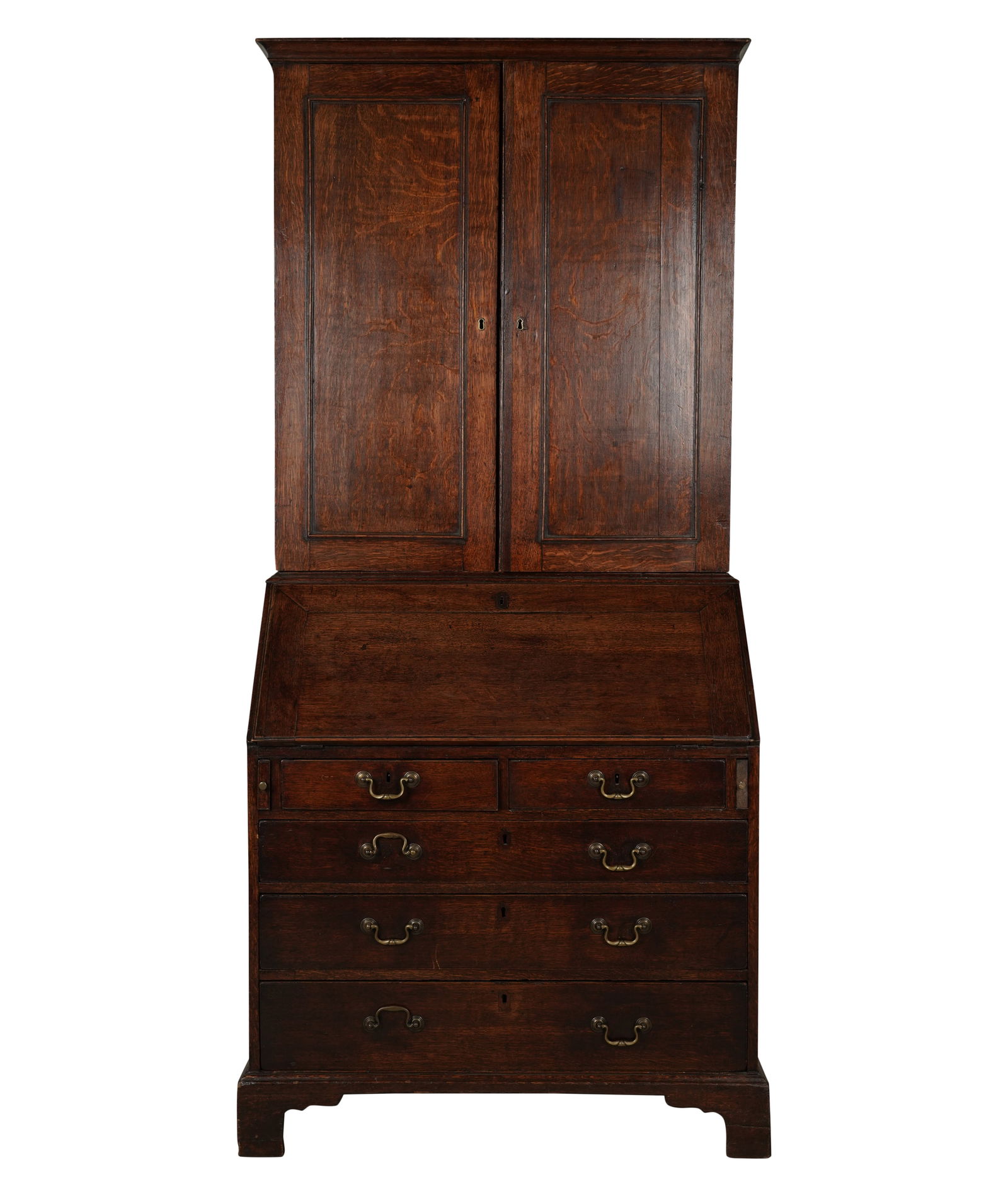 American Oak Two-Part Secretary (1 of 12)