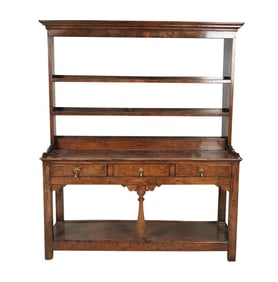 A Georgian Two-Part Cupboard