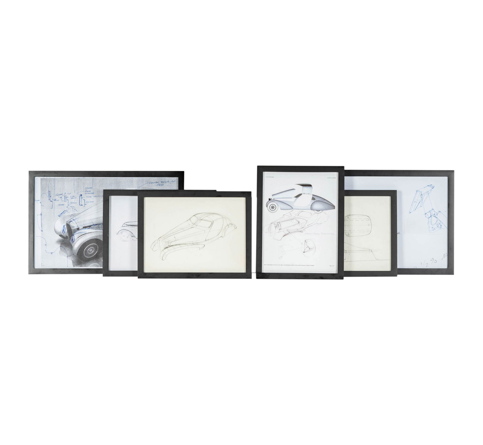 Designing the Type 64: Various Sketches of Stewart Reed Design (1 of 8)