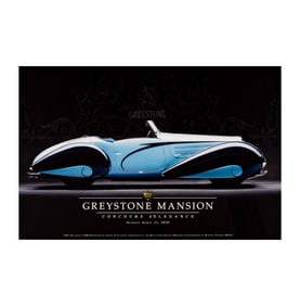 Greystone Mansion Concours d'Elegance Poster