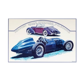 Harold Cleworth Newport Beach Concours d'Elegance Poster