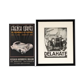 Delahaye Confort Elehance Poster and Petersen Museum Poster