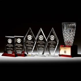 Six San Marino Motor Classic Trophies