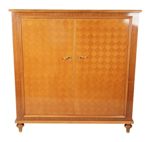 French Jules Lelu Style Cabinet