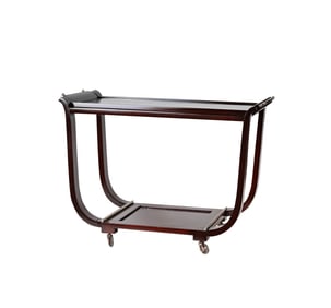 Art Deco Style Rolling Bar Cart