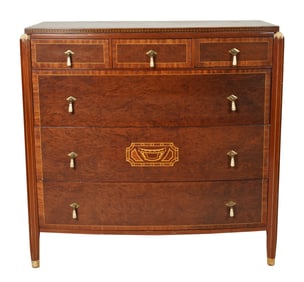 An Art Deco Style Inlaid Chest of Drawers