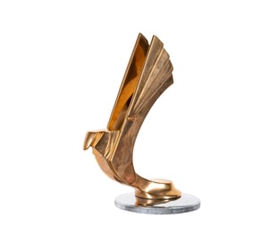 A Gilt Bronze Car Hood Ornament