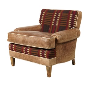 Deco Club Chair with Wool Cushions