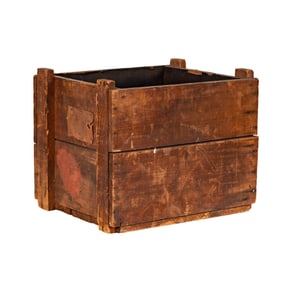 Wooden crate with Original Bugatti Label