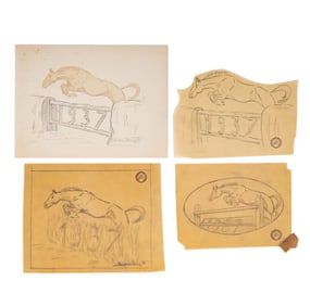 Lidia Bugatti (1907-1972): Three Drawings