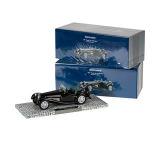 Two Mullin Automotive Museum Minichamps 1:18 Scale Models of Bugatti