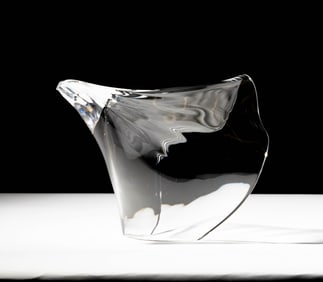 Steuben Glass Soaring Eagle Sculpture