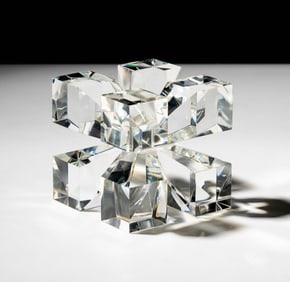 Steuben Glass Centroid Sculpture