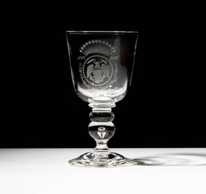 Steuben Glass Bicentennial Goblet