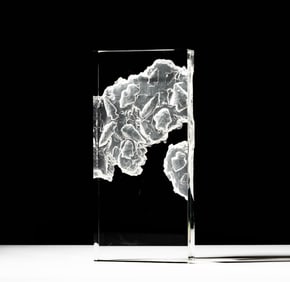 Steuben Glass Arrowheads Sculpture