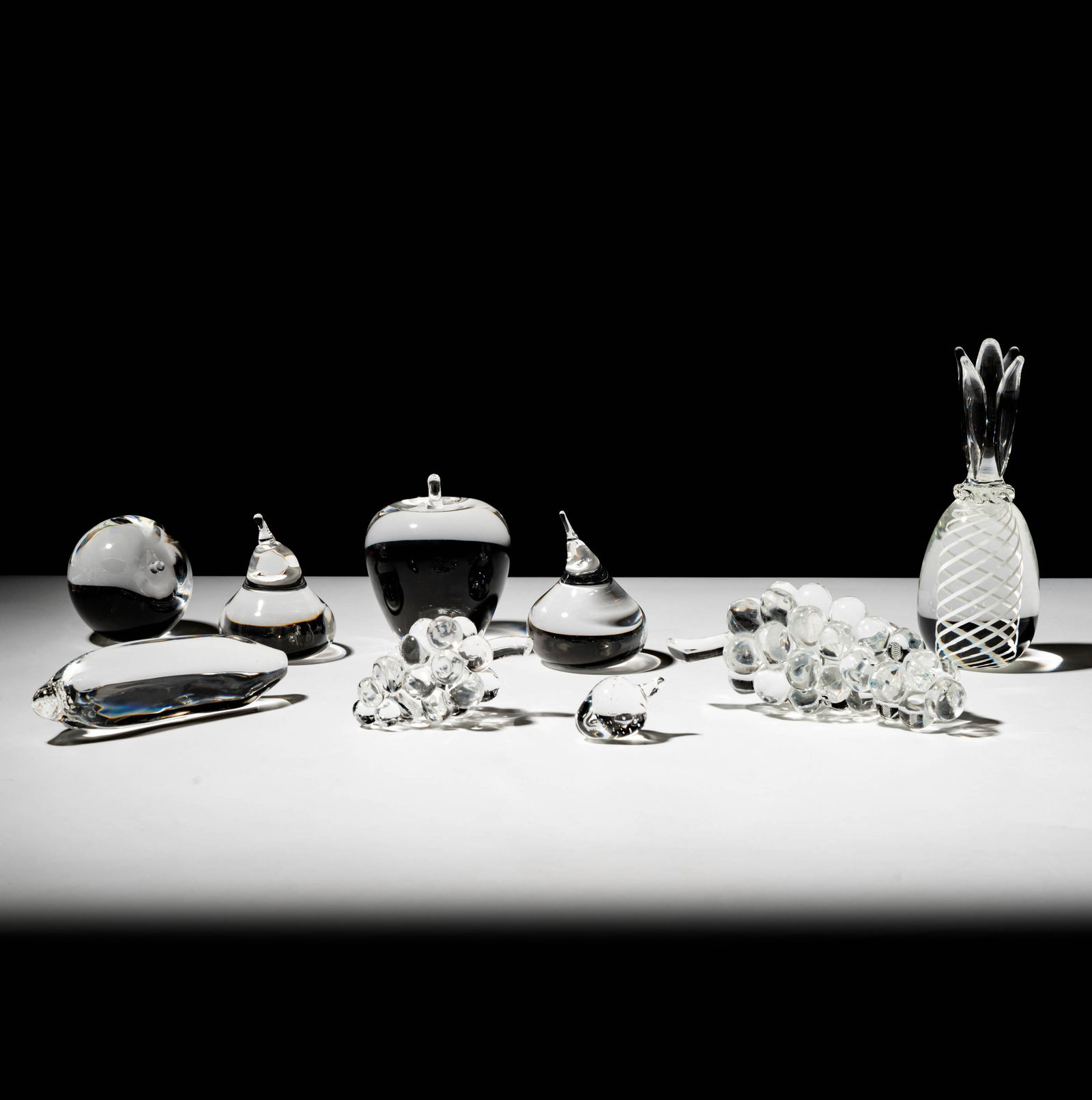 Nine Steuben Glass Fruit Sculptures (1 of 18)