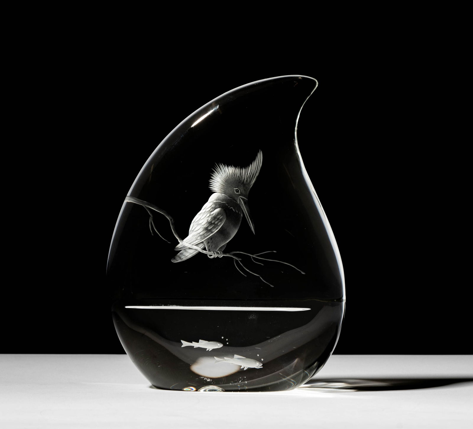 Steuben Glass Kingfisher Sculpture (1 of 8)