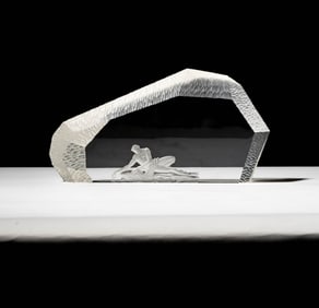 Steuben Glass Narcissus Sculpture