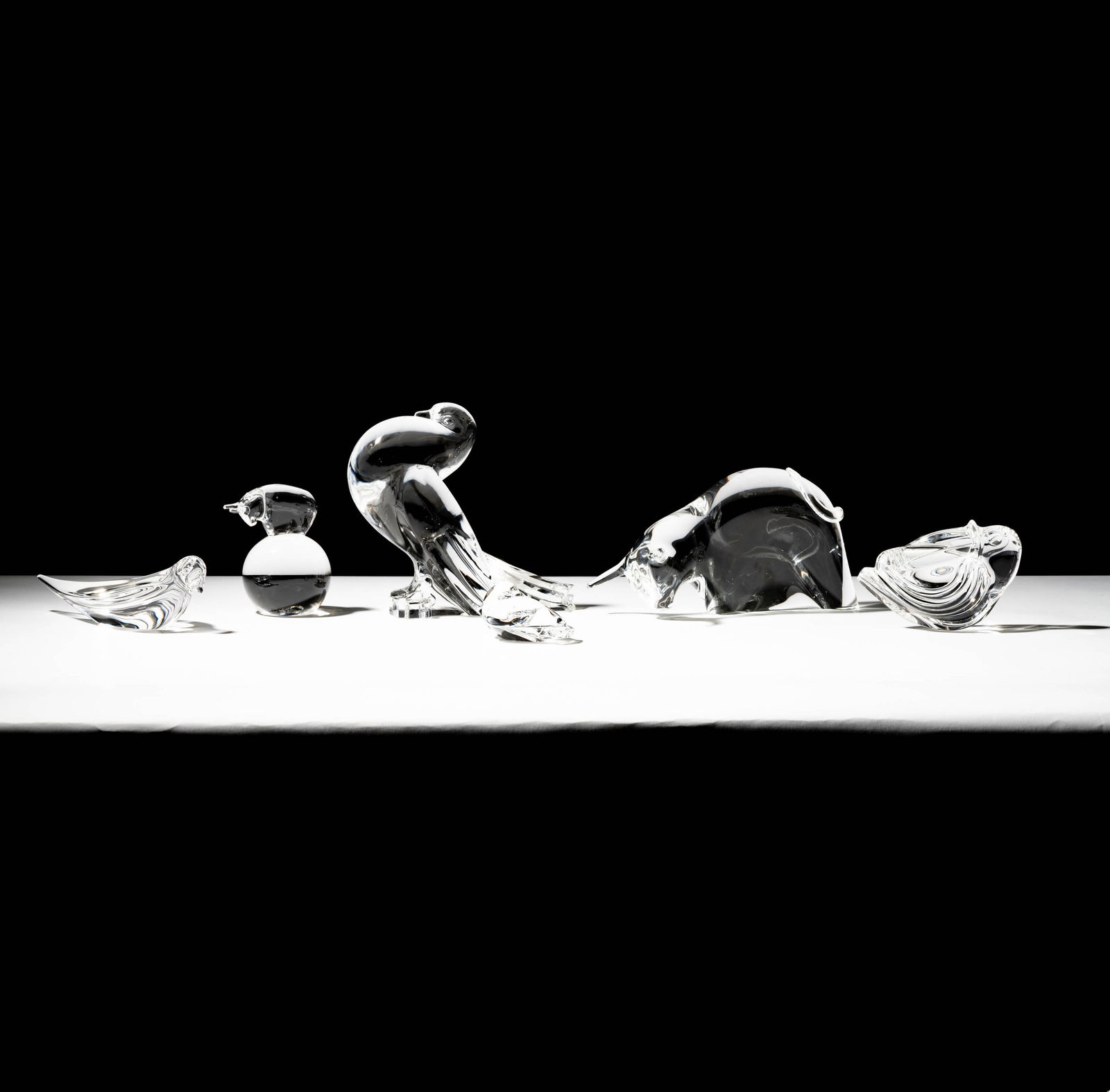 Six Steuben Glass Animal Sculptures (1 of 20)