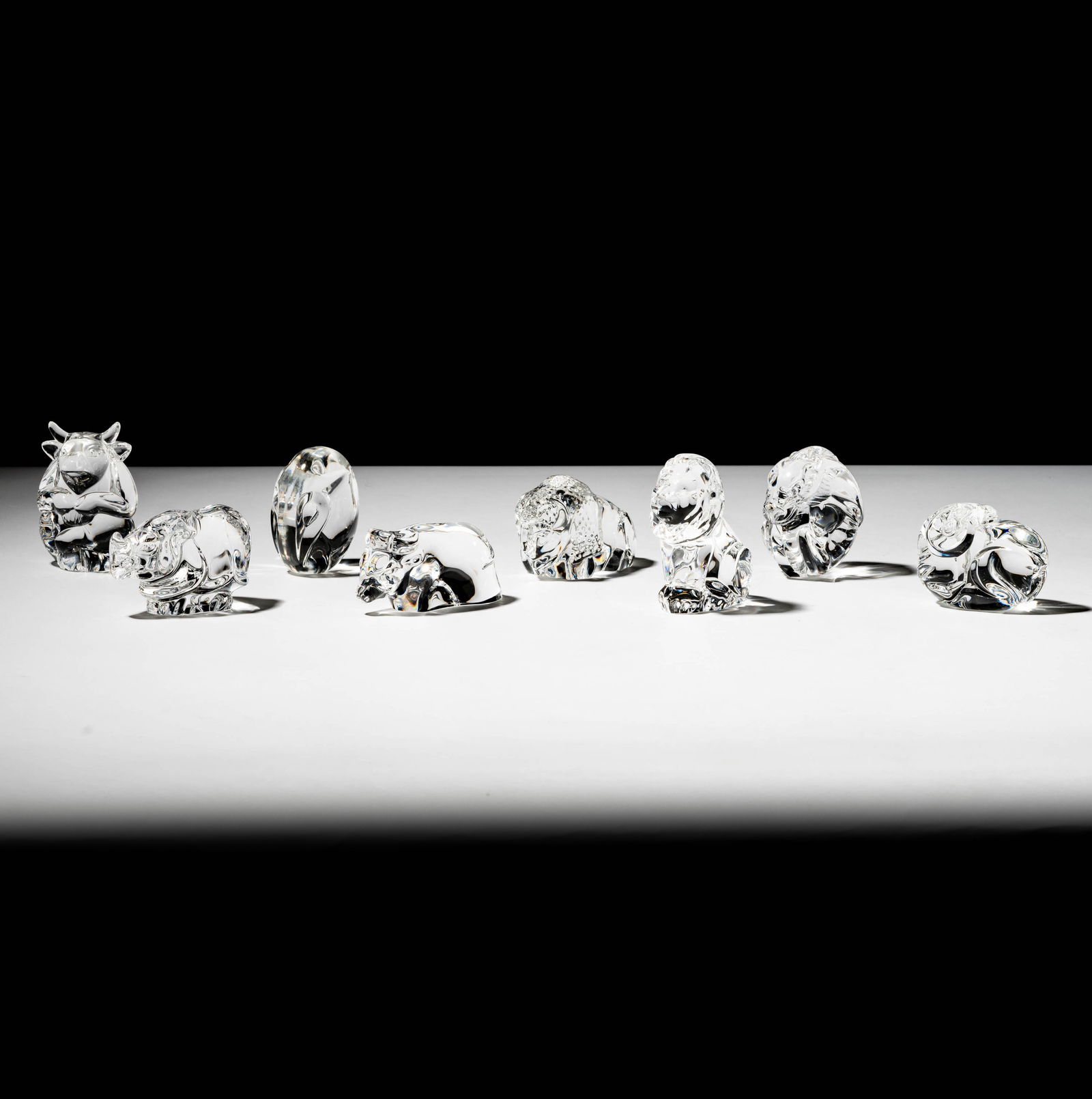 Eight Steuben Glass Hand Coolers (1 of 12)