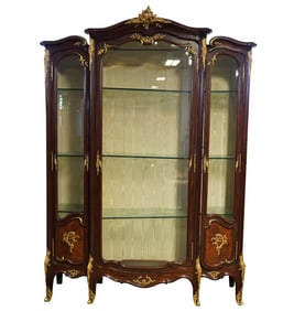 A Louis XV-Style Vitrine Cabinet