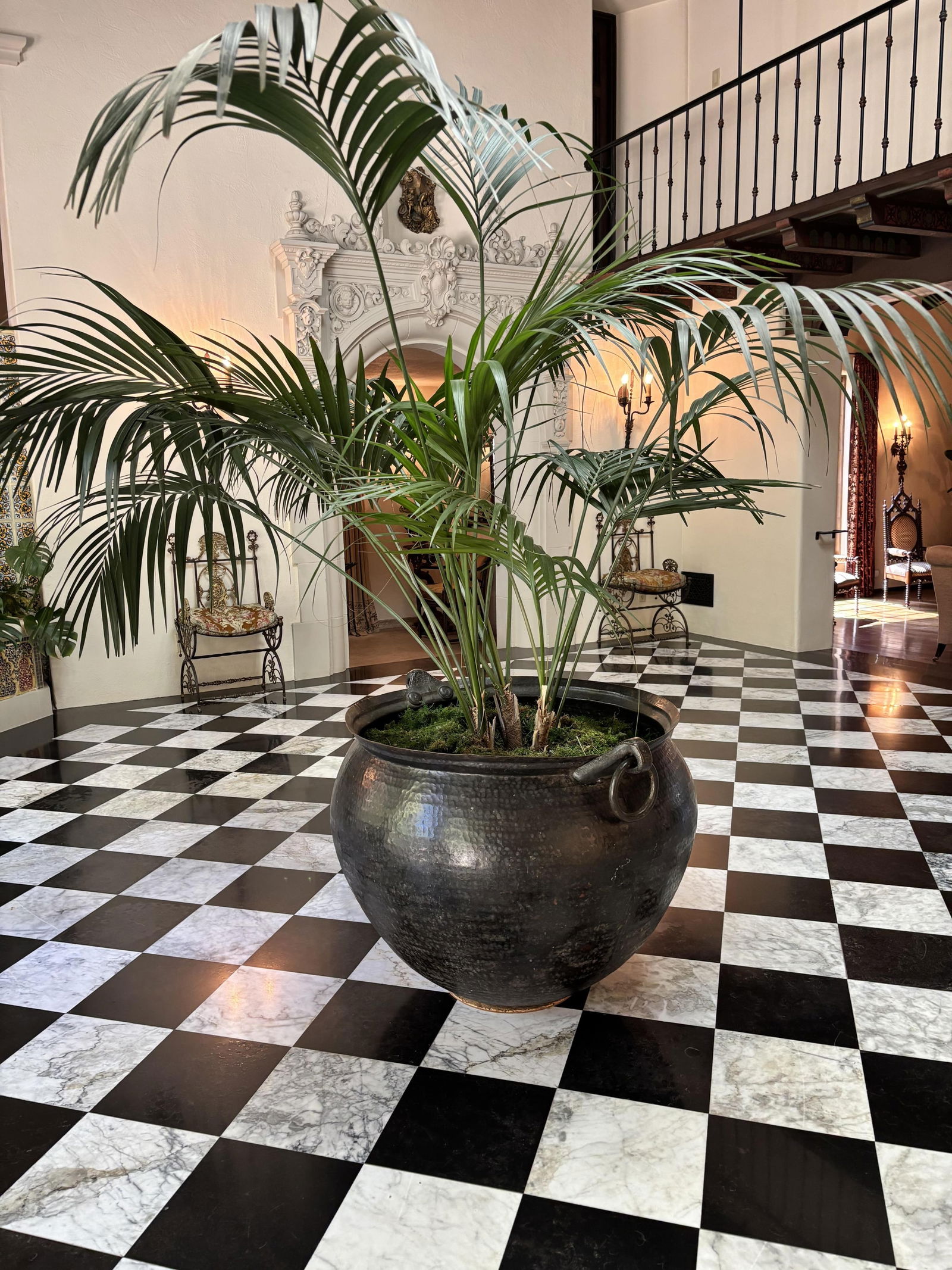 A Large Hammered Copper Planter (1 of 9)