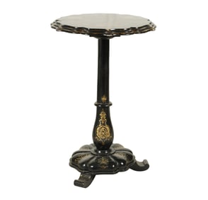 A Victorian Decoupaged Tilt-Top Table