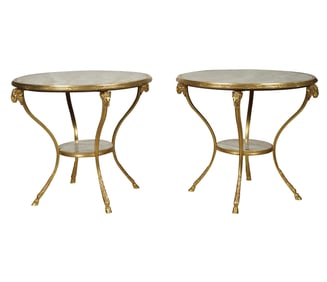 A Pair of Neoclassical-Style Gueridons