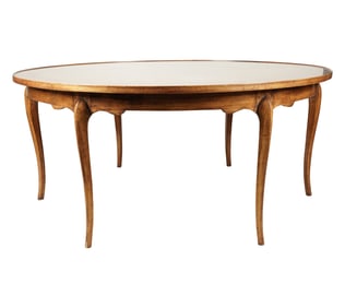 An Italian Provincial-Style Round Dining Table
