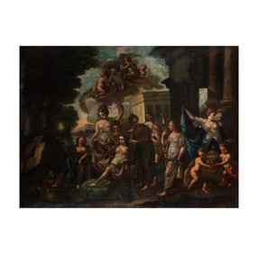 Italian School, Allegorical Landscape