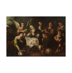Italian School, Late 18th Century, Adoration of the Shepherds