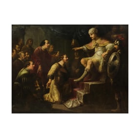 Italian School, Late 18th Century, Christ Presented Before Pontius Pilate