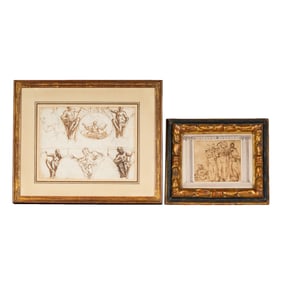 Domenico Passignano, 1559-1638, Two Works