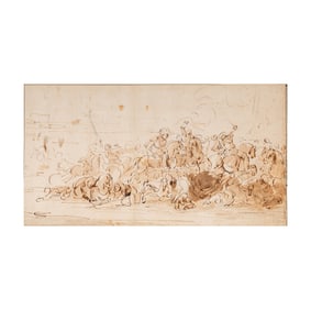 Jacques Courtois, 1621-1676, A Cavalry Battle