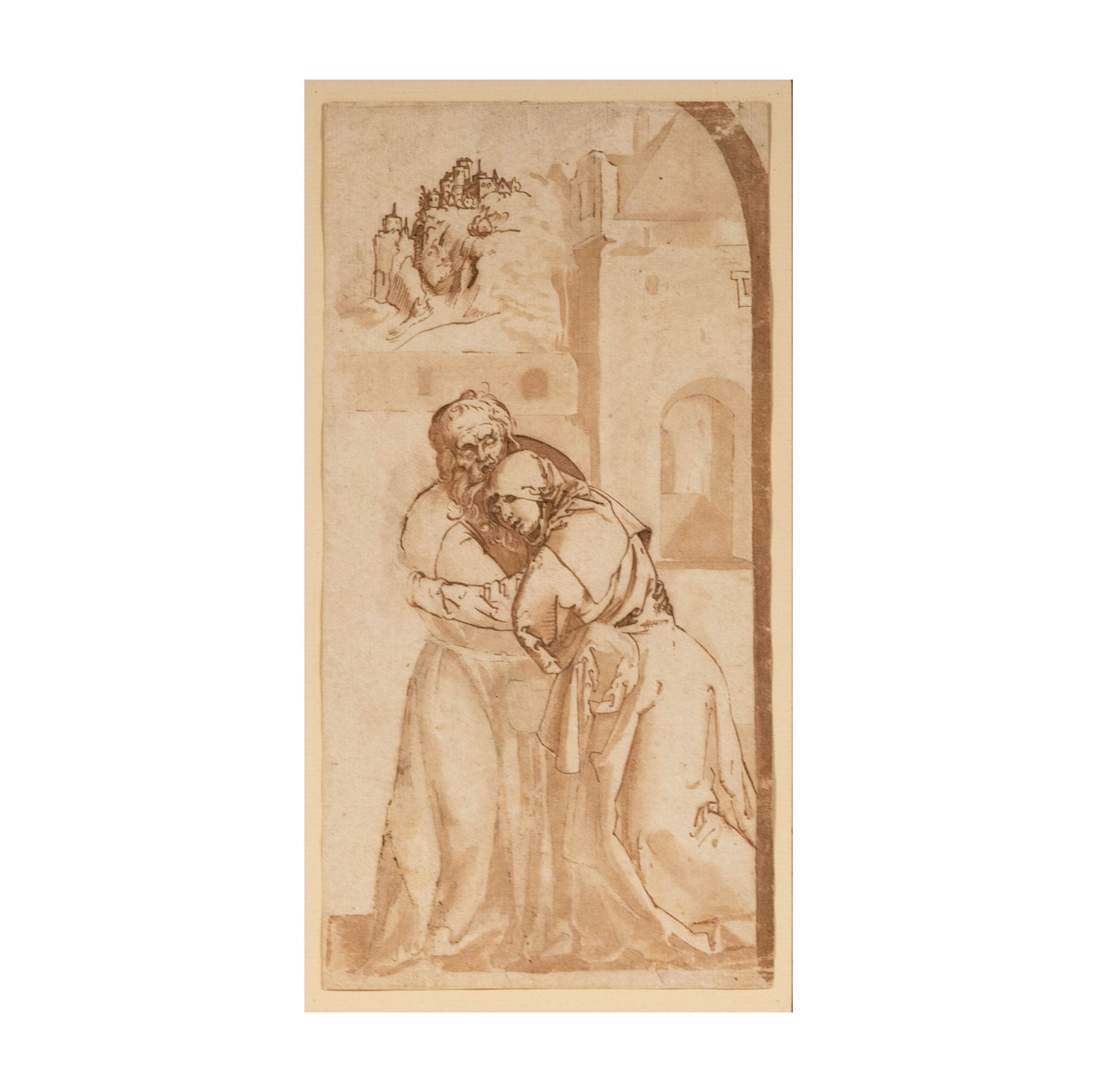 Italian School, 16th century, The Meeting of Anne and Joachim at the Golden Gate (1 of 10)