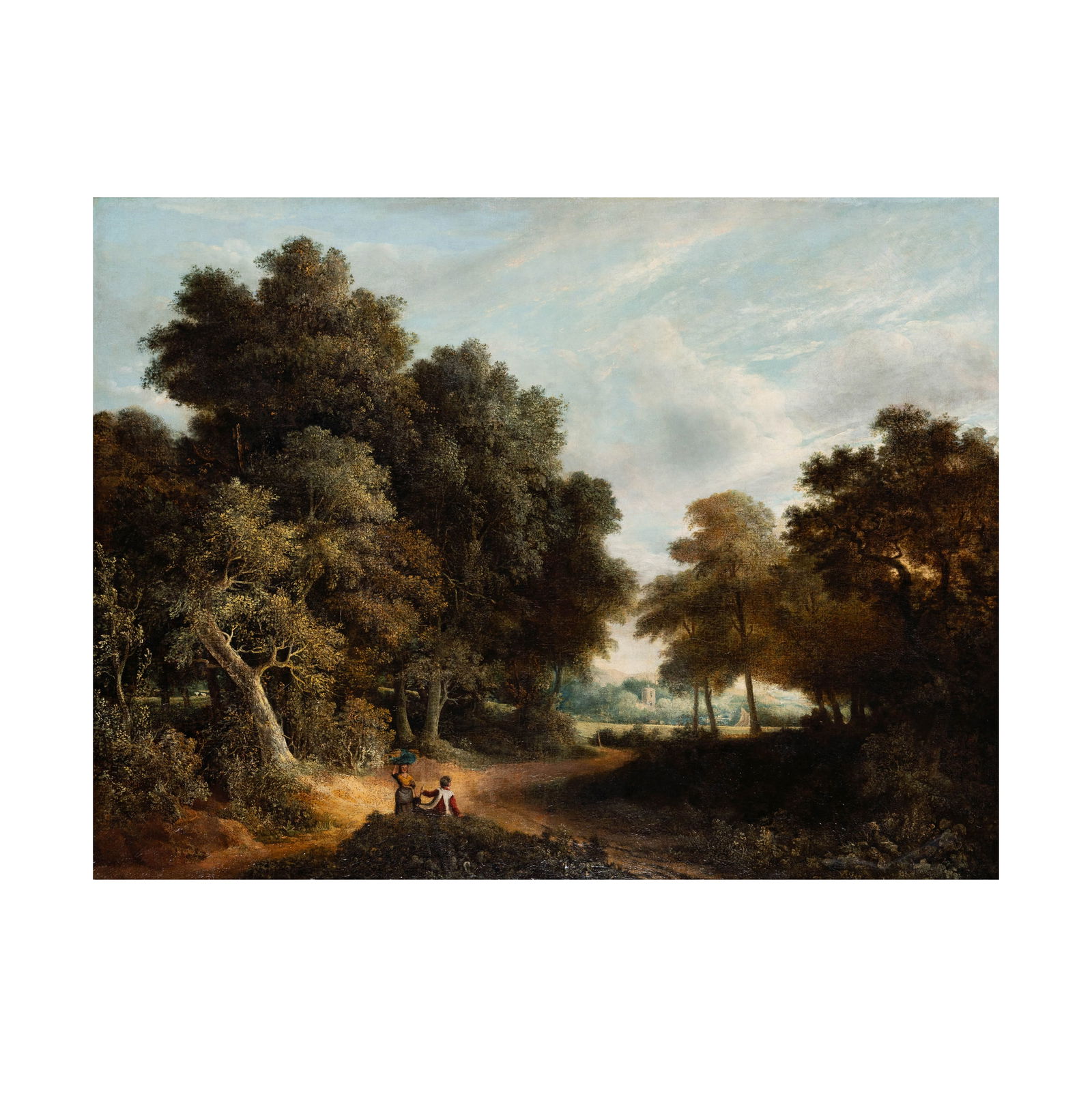 Robert Ladbrooke, 1770-1842, Landscape with Figures (1 of 12)