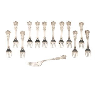13 Tiffany English King Sterling Forks